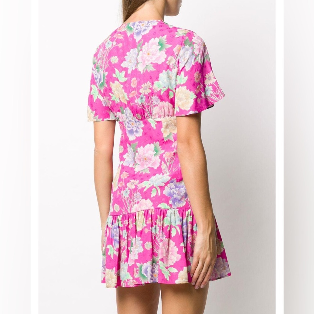 SANDRO SHORT MINI FLORAL SUMMER DRESS - Picture 2 of 11